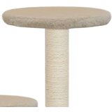  Penjalica za mačke sa stupovima za grebanje od sisala 60 cm bež | shoptok.hr
