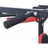  Stalak za zgibove i dipove Crna i crvena 89 x 59 x 70 cm | shoptok.hr