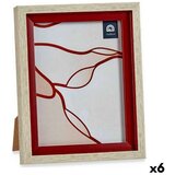  Okvir za sliku 18 8 x 2 x 24 cm Kristal Crvena Drvo Smeđa Plastika (6 kom.) | shoptok.hr