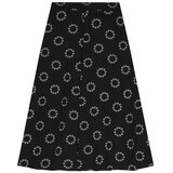 Marisse Flared Skirt With Print L-Sc-3421 Black | Shoptok.si