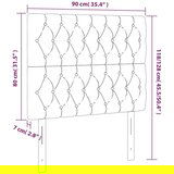  Uzglavlja 2 kom tamnosiva 90x7x78/88 cm od tkanine | shoptok.hr