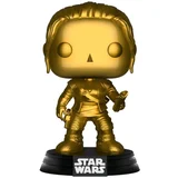 POP! BOBBLE-HEAD: STAR WARS EPISODE 8: REY (CHROME-MATT GOLD)(EXCL.)