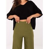 RUE PARIS Trousers-IT-SP-FL9068.96-olive | Shoptok.si