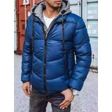 DStreet Kurtka męska pikowana zimowa niebieska | shoptok.hr