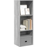 vidaXL Knjižna omara siva sonoma 40x30x114 cm inženirski les | Shoptok.si
