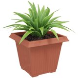  Kvadratna saksija za cvijeće 6 pcs Crvena cigla 38 x 38 x 30 cm - Crvena cigla 38 x 38 x 30 cm 6 | shoptok.hr