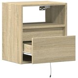  Zidni TV ormarići LED 2 kom boja hrasta sonome 41x31x45 cm | shoptok.hr