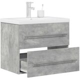  2-dijelni set kupaonskog namještaja siva boja betona drveni 60 x 38.5 x 48 cm | shoptok.hr