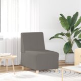 vidaXL Sofa stolica Svjetlosiva 55 x 74 x 82 cm Baršunasta tkanina u