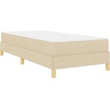 vidaXL Postelja z vzmetnico Krem, Rjava 80 x 200 cm | Shoptok.si