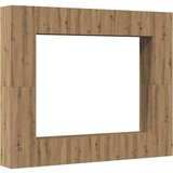  8-dijelni zidni TV ormarić Artisan hrast izrađen od drveta | shoptok.hr
