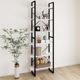  Visoki ormarić bijeli 80 x 30 x 210 cm od masivne borovine | shoptok.hr