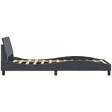  Okvir za krevet Dover tamnosivi 100x190 cm baršunasti | shoptok.hr