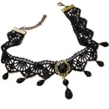 IZMAEL Ogrlica JA-27496 - Črna | Shoptok.si