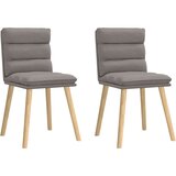 Maison Chic Jedilni stoli - Vzorci stoli 2 kosa taupe blago A493, (22031694) | Shoptok.si