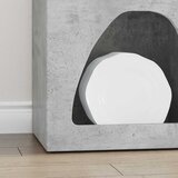  Kreveta Betonski sivi 40 x 35 x 100.5 cm Konstruirano drvo | shoptok.hr