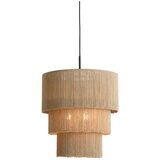 Light & Living Smeđe-siva viseća svjetiljka s tekstilnim sjenilom ø 10 cm Malaika – | shoptok.hr