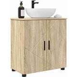 vidaXL Kopalniška omarica sonoma hrast 61 x 35 x 64 cm Konstruiran les | Shoptok.si