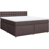 Maison Chic Box spring postelja - Vzmetna postelja z vzmetnico temno rjava 180x200 cm blago SL11729, (21902509) | Shoptok.si