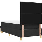  posteljni okvir z vzmetnico Set 2 Črn Blago 90 x 190 cm, (22067282) | Shoptok.si