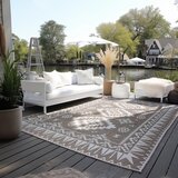 Elle Decoration Smeđi/krem vanjski tepih 160x230 cm Gemini – | shoptok.hr