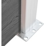 PANEL za ogradu WPC 180 x 146 cm sivi | Eponuda.com