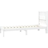  Okvir za krevet od borovine bijeli 75x190 cm jednokrevetni | shoptok.hr