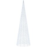  Božićno drvce od svjetlosnih niti s klinom i jarbolom 500 cm - Hladna bijela 500 cm | shoptok.hr