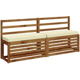  Jastučići za klupe - 2 dijela VUGHT 2 pcs 100% poliester Krem | shoptok.hr