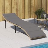 Maison Chic Ležalnik - Sončna ležalnik z blazino bež 55x199x50 cm poli ratan, (22043310) | Shoptok.si