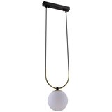  Amplex 8162 - Luster na sajli BALOS 1xE14/15W/230V crna | Eponuda.com