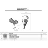 Shimano st-r8000 plastika i zavrtanj ručice menjača/kočnice leva ( Y0DL98020/L57 )