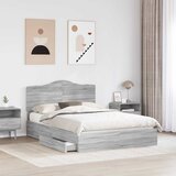  s od storage Siva Sonoma 150 x 200 cm Konstruirano drvo | shoptok.hr