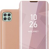 Cadorabo CARE, združljiv s Samsungom v Kunzit Pink - prozorno za zaščito z ogledalom z zrcalo z funkcijo stojala 360 stopinj zaščita, (20596808) Cene