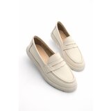 Marjin Women's Loafer Casual Shoes Hema Beige Cene