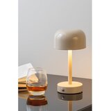 Leitmotiv Kremno bela LED namizna svetilka s kovinskim senčilom (višina 24,5 cm) James – | Shoptok.si