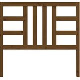  Uzglavlje za krevet boja meda 106 x 4 x 100 cm masivna borovina | shoptok.hr