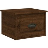 Maison Chic Stenska Nočna omarica - Nočna miza rjavi hrast 41,5x36x28 cm, (21690046) | Shoptok.si