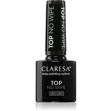 Claresa UV/LED Top No Wipe gel nadlak za zaščito in sijaj brez lepljive plasti 5 g | Shoptok.si