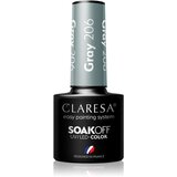 Claresa SoakOff UV/LED Color Savanna Vibes gel lak za nohte odtenek Gray 206 5 g | Shoptok.si