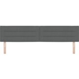 vidaXL LED vzglavje Zasnova Linij Temno sivo 100 cm Tkanina | Shoptok.si