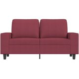  Dvosjed od tkanine crvena boja vina 120 cm | shoptok.hr