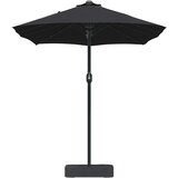  Vrtni suncobran Crna 385 x 209 x 244 cm Poliester | Eponuda.com
