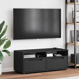 TV ormarić VISNES crni 100x40x38 cm izrađeno drvo | shoptok.hr