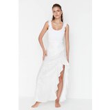 Trendyol Ecru Viscose Flywheel Beach Skirt | shoptok.hr