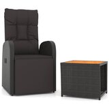 Maison Chic Seti vrtnega pohištva - Vrtna garnitura - Vrtni pohištvo set 2-delna poli ratan in trden les akacije, (21810630) | Shoptok.si