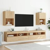 vidaXL TV omarica z LED lučkami 2 kosa sonoma hrast 40,5x30x60 cm Cene