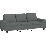  Trosjed s tabureom tamnosivi 180 cm od tkanine | shoptok.hr