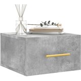  Zidni noćni ormarići 2 kom Siva betona 35 x 35 x 20 cm | shoptok.hr
