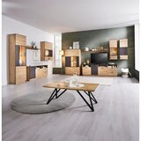 Mömax Vitrina Tonale, Temno Siva, Barva Hrasta | Shoptok.si